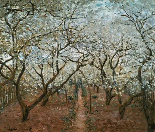 Monet / Blossoming Orchard / 1879 od Claude Monet