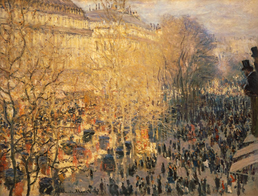 Boulevard des Capucines in Paris od Claude Monet