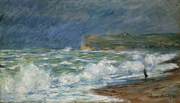 Brandung bei Fécamp od Claude Monet