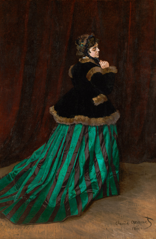 Camille, or The Woman in the Green Dress od Claude Monet
