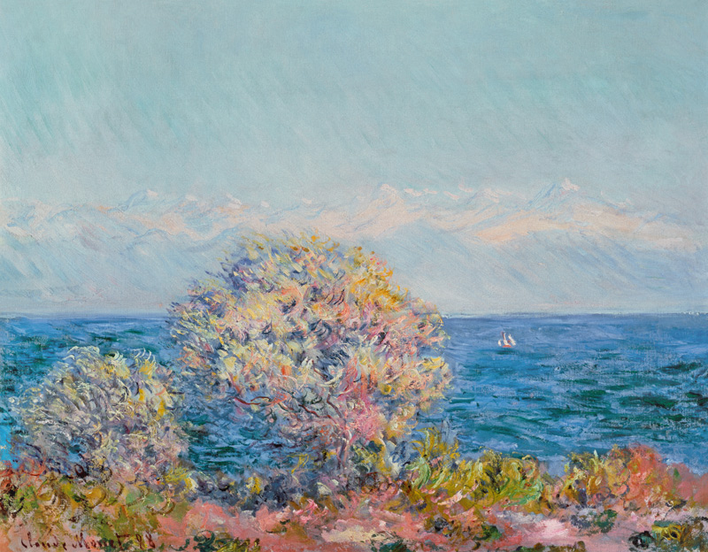 Cap D'Antibes im Mistral od Claude Monet