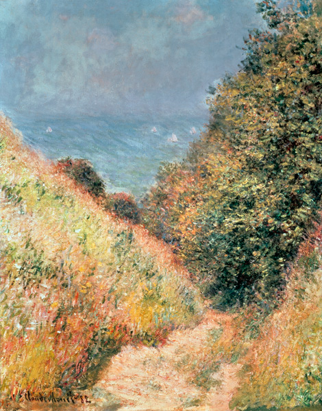 Chemin de la Cavee, Pourville od Claude Monet