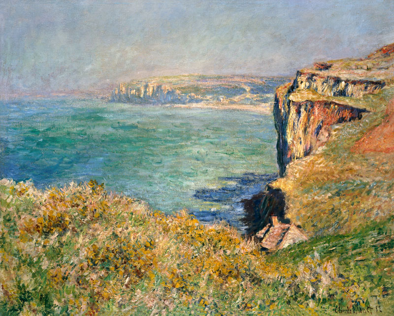 Cliff at Varengeville od Claude Monet