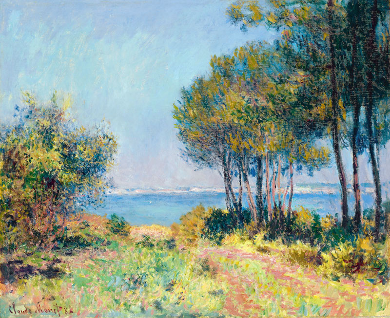 Die Küste bei Varengeville od Claude Monet
