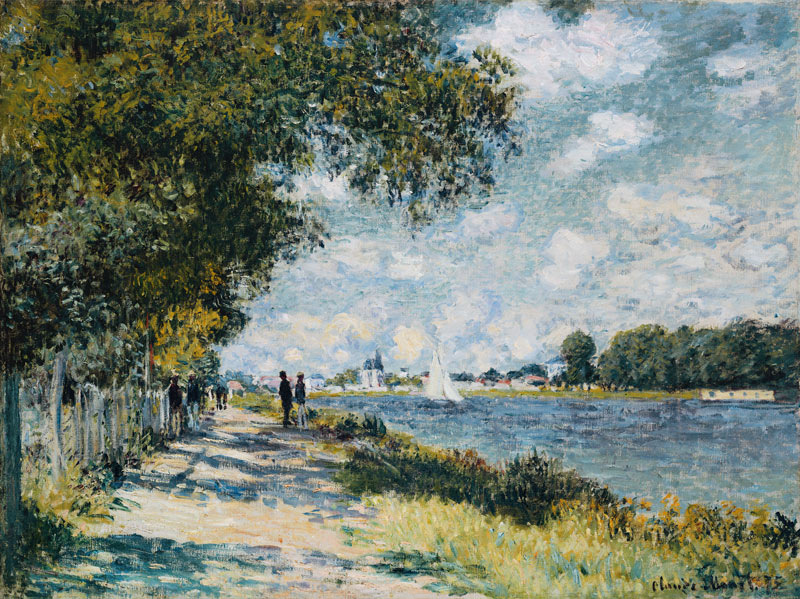 The Seine At Argenteuil od Claude Monet