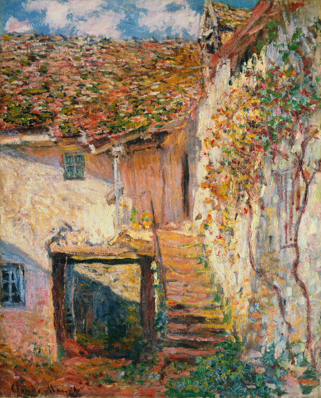 The stairs od Claude Monet