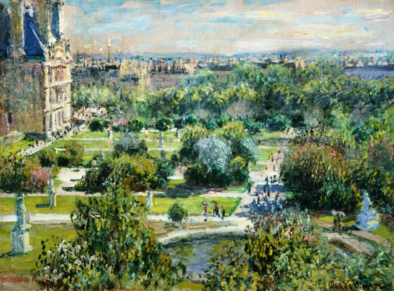 The Tuillerien od Claude Monet