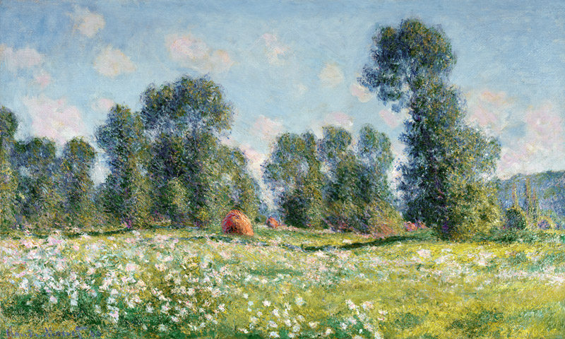 Effect of Spring, Giverny od Claude Monet