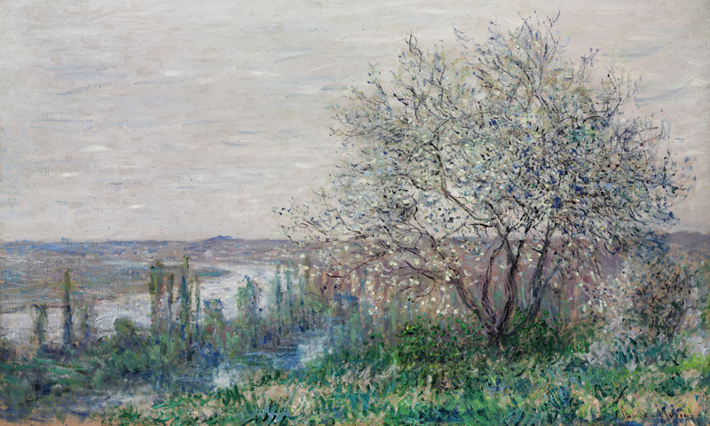 Spring mood in Vétheuil od Claude Monet