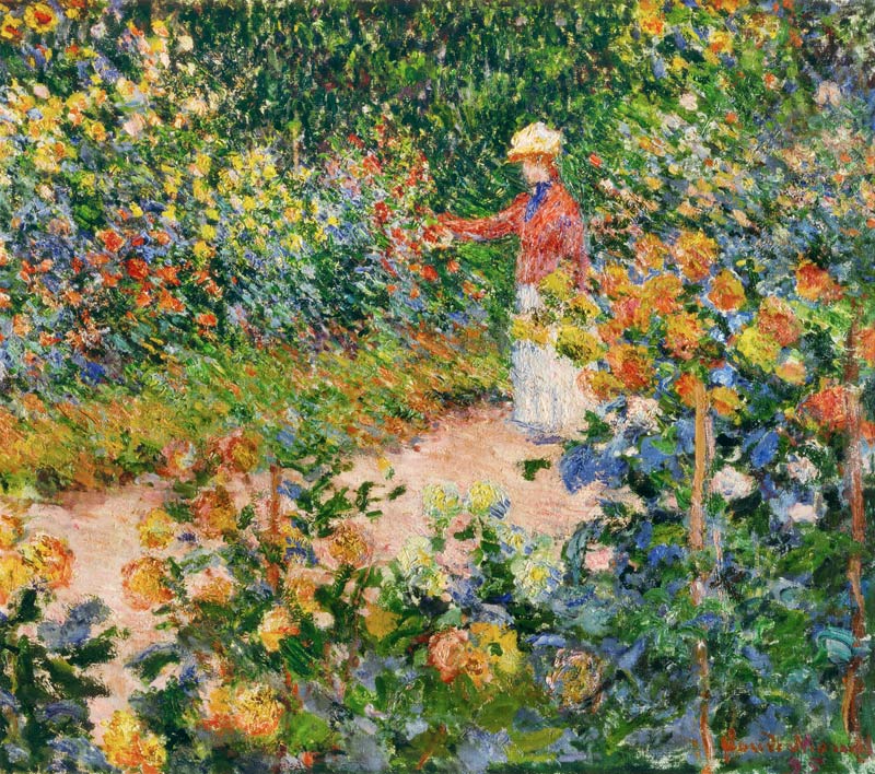 Garden at Giverny od Claude Monet