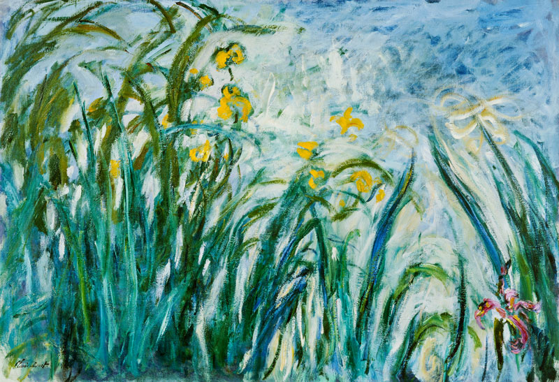 Yellow and Purple Irises od Claude Monet