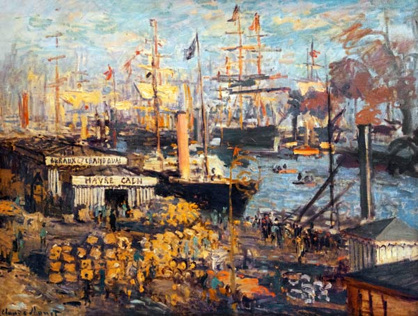 Grand Quai at Havre od Claude Monet