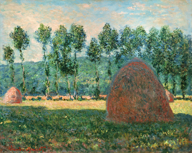 Haystacks near Giverny od Claude Monet