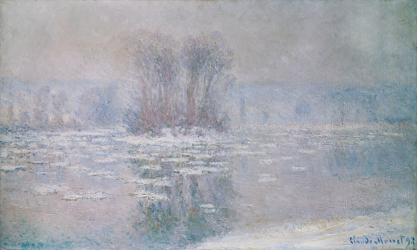 Ice at Bennecourt od Claude Monet