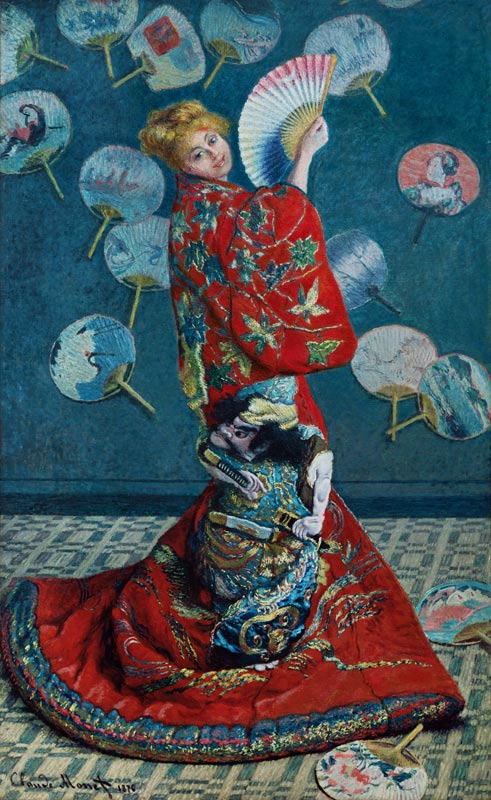 Madam Monet in the kimono (La Japonaise) od Claude Monet