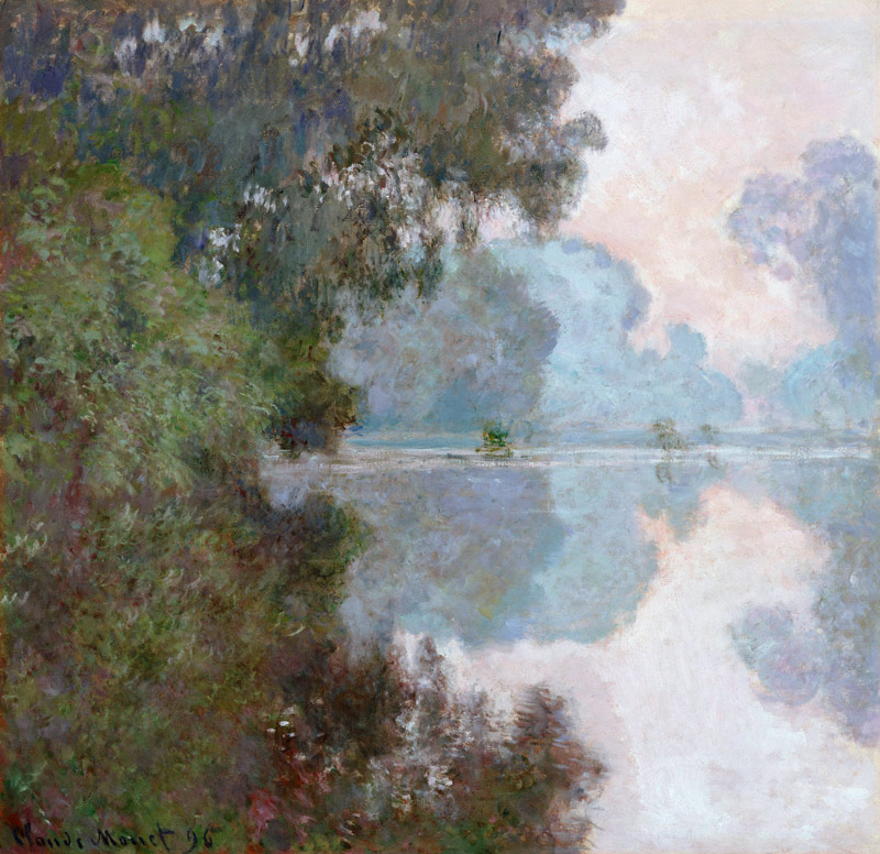 Morgen an der Seine, nahe Giverny od Claude Monet
