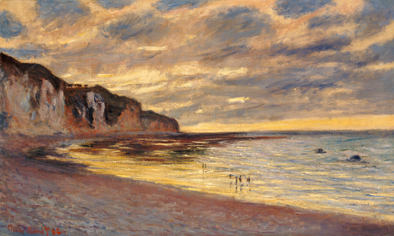 Pointe De Lailly, Maree Basse od Claude Monet