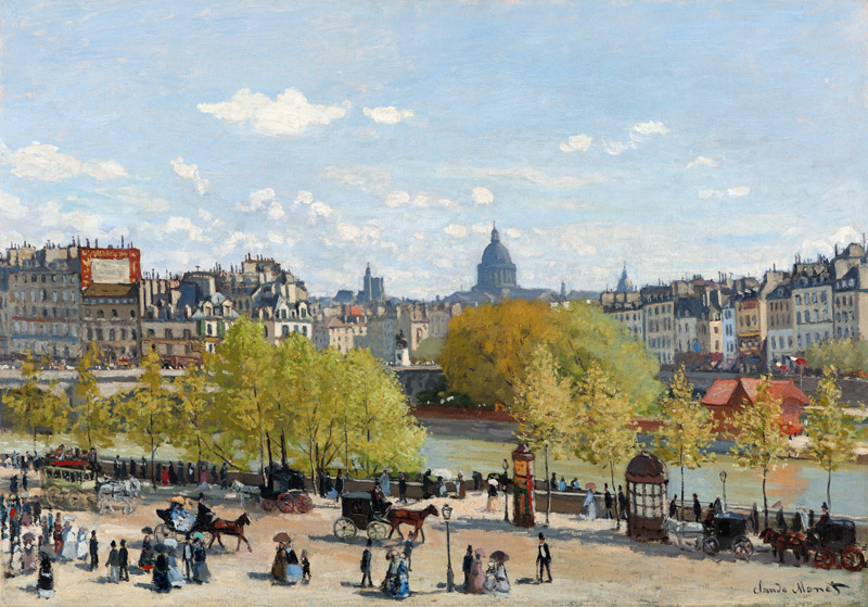 Quai du Louvre, Paris od Claude Monet
