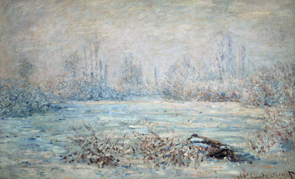 Frost near Vetheuil od Claude Monet