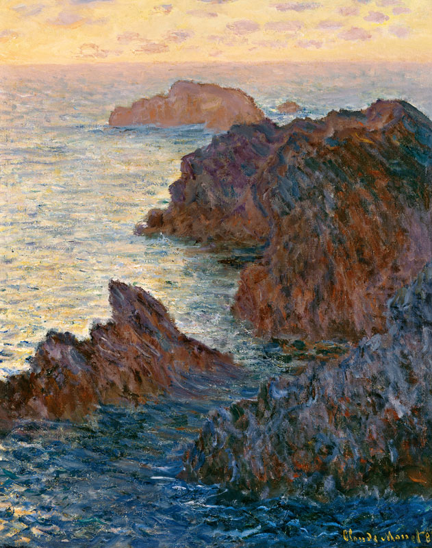 Rocky Point At Port-Goulphar od Claude Monet