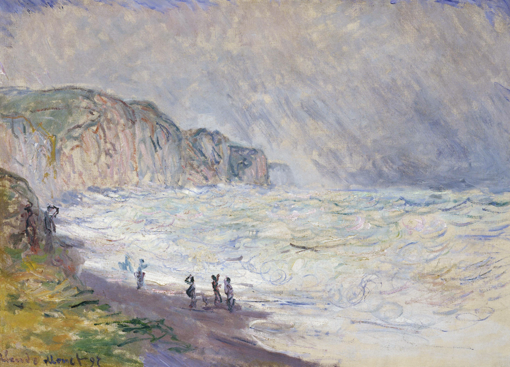 Heavy Sea at Pourville od Claude Monet