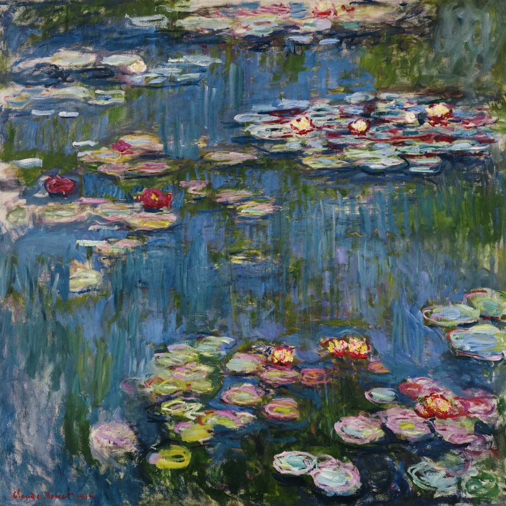 Water Lilies Giverny #4 od Claude Monet