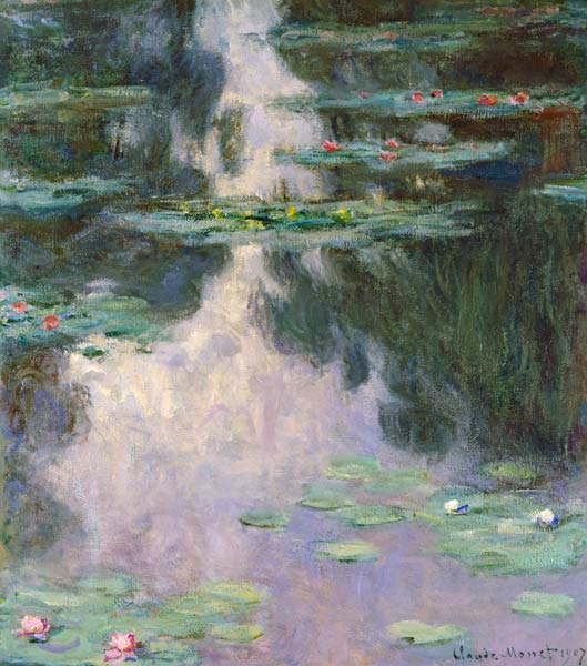 Water Lilies Giverny #3 od Claude Monet