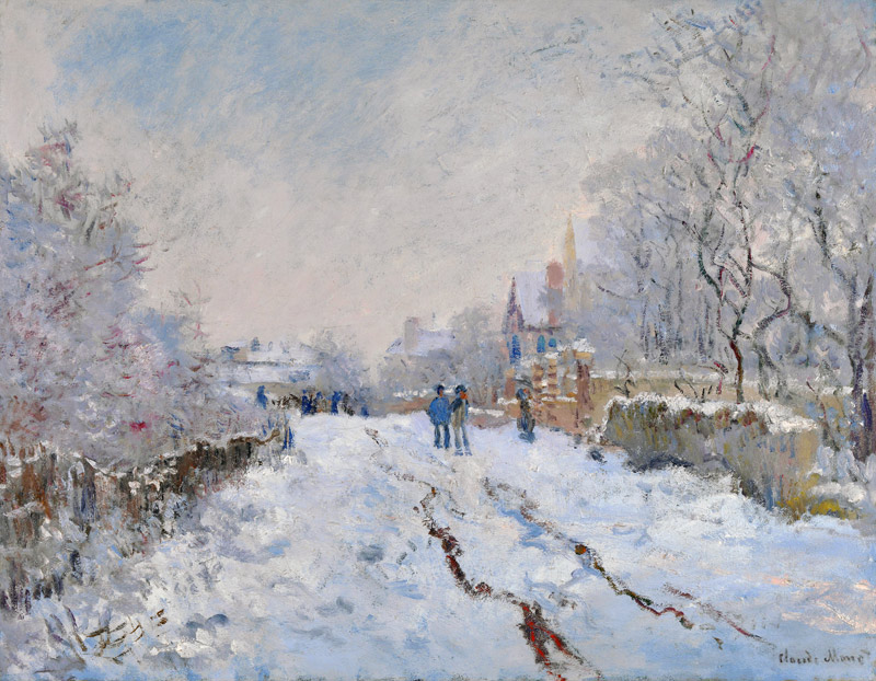 Snow Scene at Argenteuil od Claude Monet
