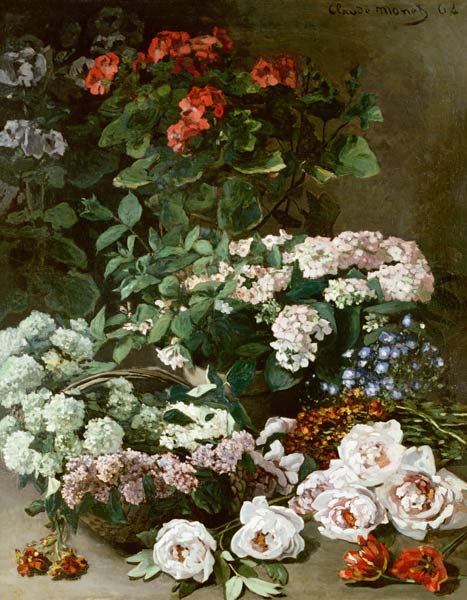 Spring Flowers od Claude Monet