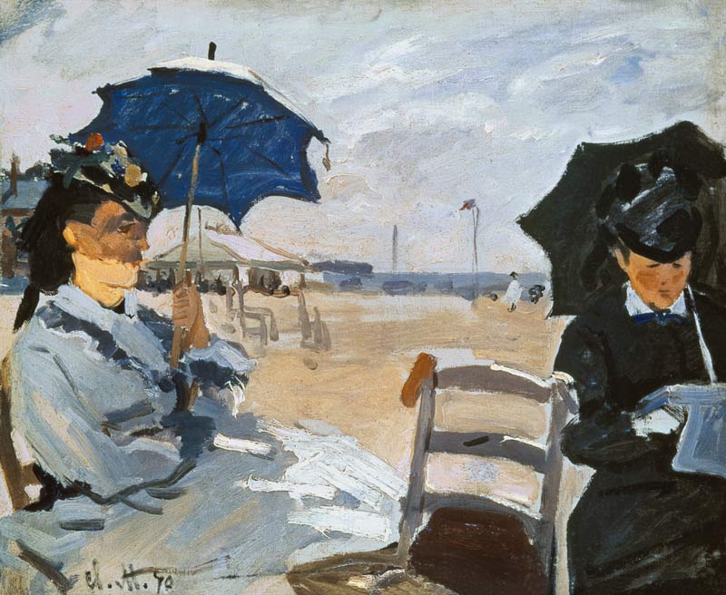 The Beach at Trouville od Claude Monet