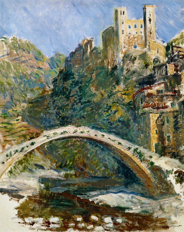 The Castle of Dolceacqua od Claude Monet