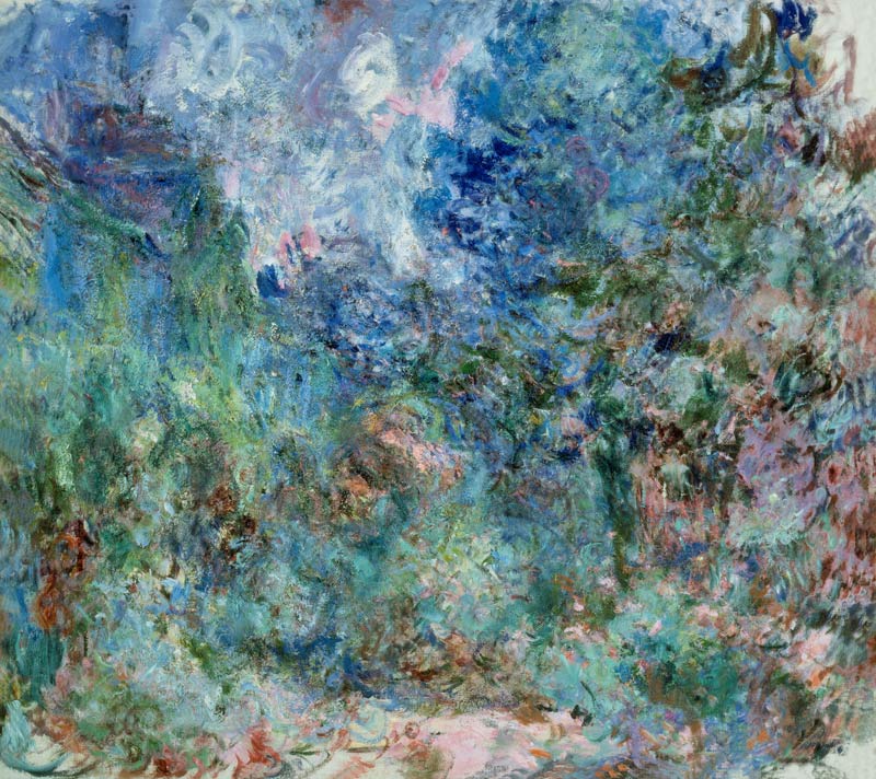 The House at Giverny Viewed from the Rose Garden od Claude Monet