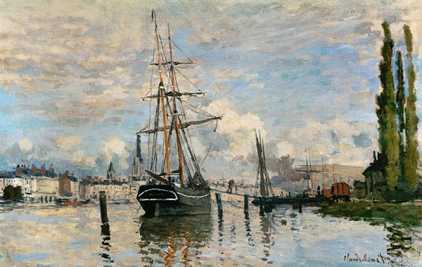The Seine At Rouen od Claude Monet