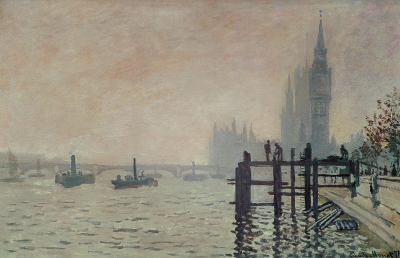 The Thames below Westminster od Claude Monet