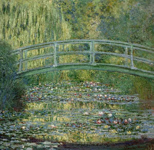 The Waterlily Pond with the Japanese Bridge od Claude Monet