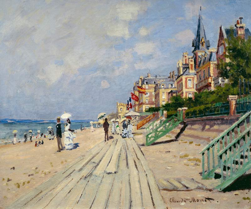 Trouville Beach od Claude Monet