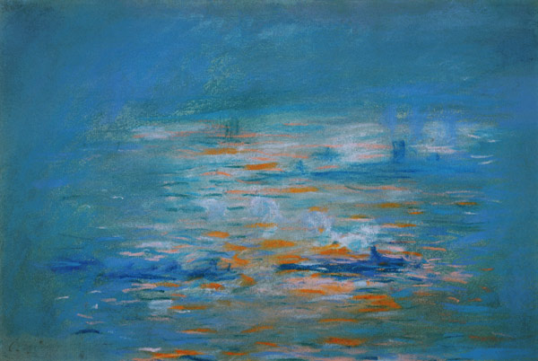 Tugboats on the River Thames od Claude Monet
