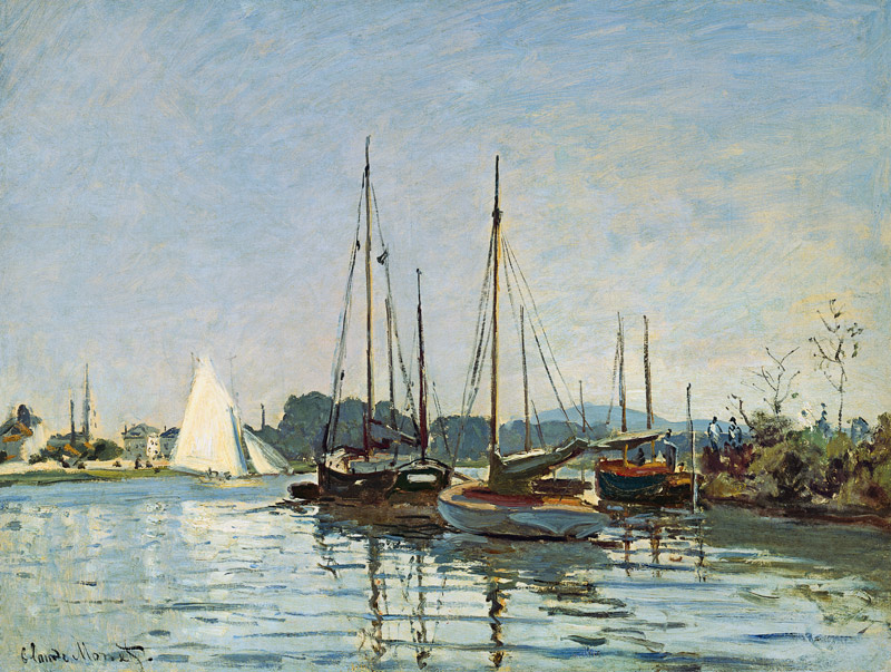 Pleasure Boats, Argenteuil od Claude Monet