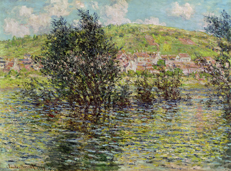 Vetheuil, View from Lavacourt od Claude Monet