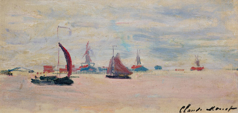View of the Voorzaan od Claude Monet