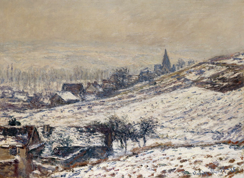 Winter in Giverny od Claude Monet