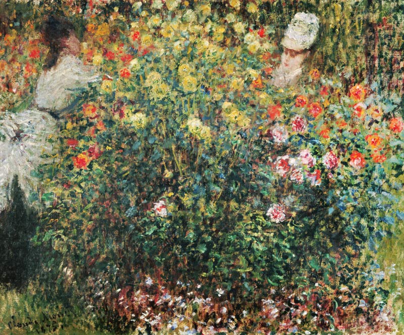 Women in the Flowers od Claude Monet