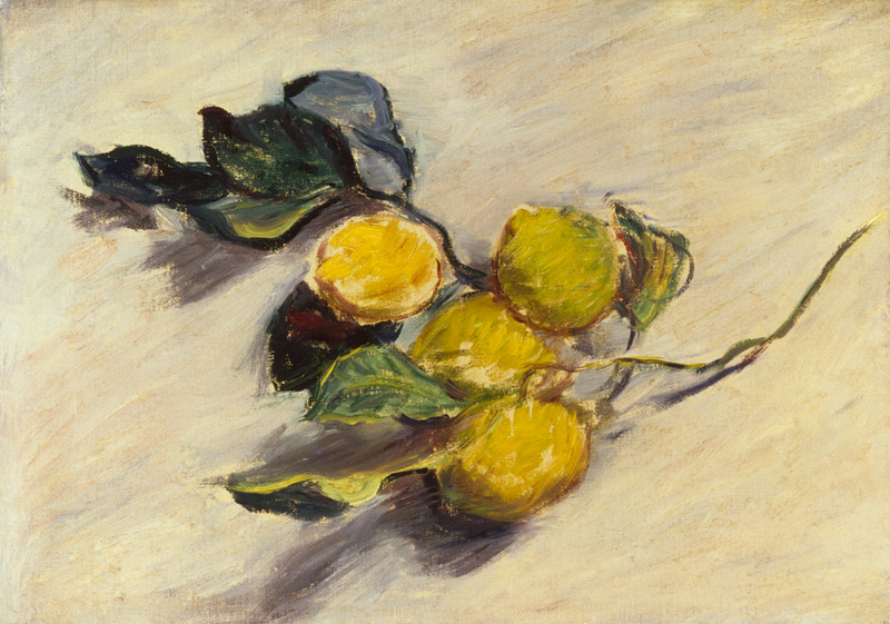 Zweig der Zitronenbaum od Claude Monet