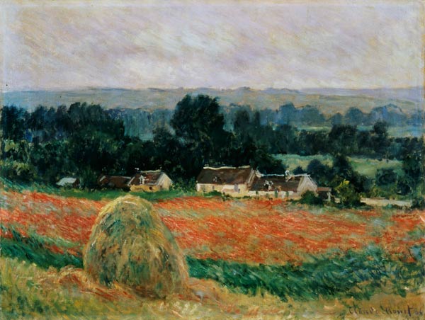 Haystack at Giverny od Claude Monet