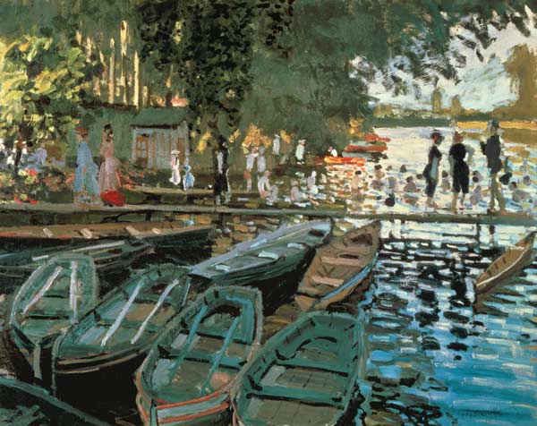 Bathers at La Grenouillere od Claude Monet