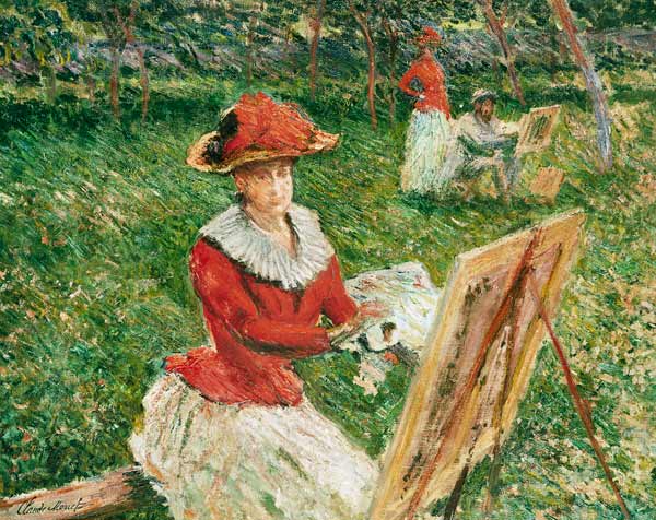 Blanche Hoschede (1864-1947) Painting od Claude Monet