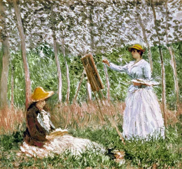 Blanche Monet Painting od Claude Monet
