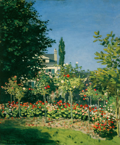 Flower garden od Claude Monet