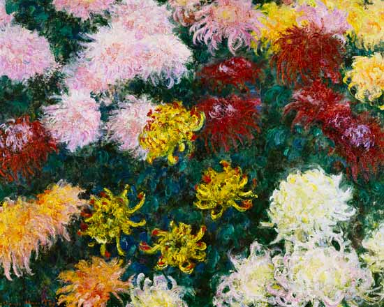 Chrysanthemums od Claude Monet