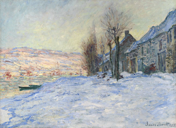 Lavacourt under Snow od Claude Monet